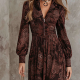 Shaped Silhouette Maxi Dress