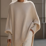 Beatrice | Draped Asymmetric Hem Jumper