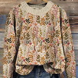 Flora | Floral-Print Knit Jumper