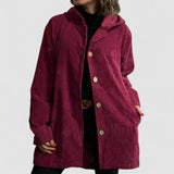 Cordia | Comfortable Cord Jacket with Hood