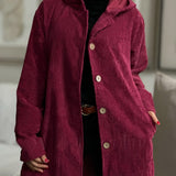 Cordia | Comfortable Cord Jacket with Hood