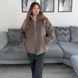 Elsie | Teddy Fleece Zip Jacket