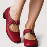 Clara - Elegant High Heels made of Synthetic Leather
