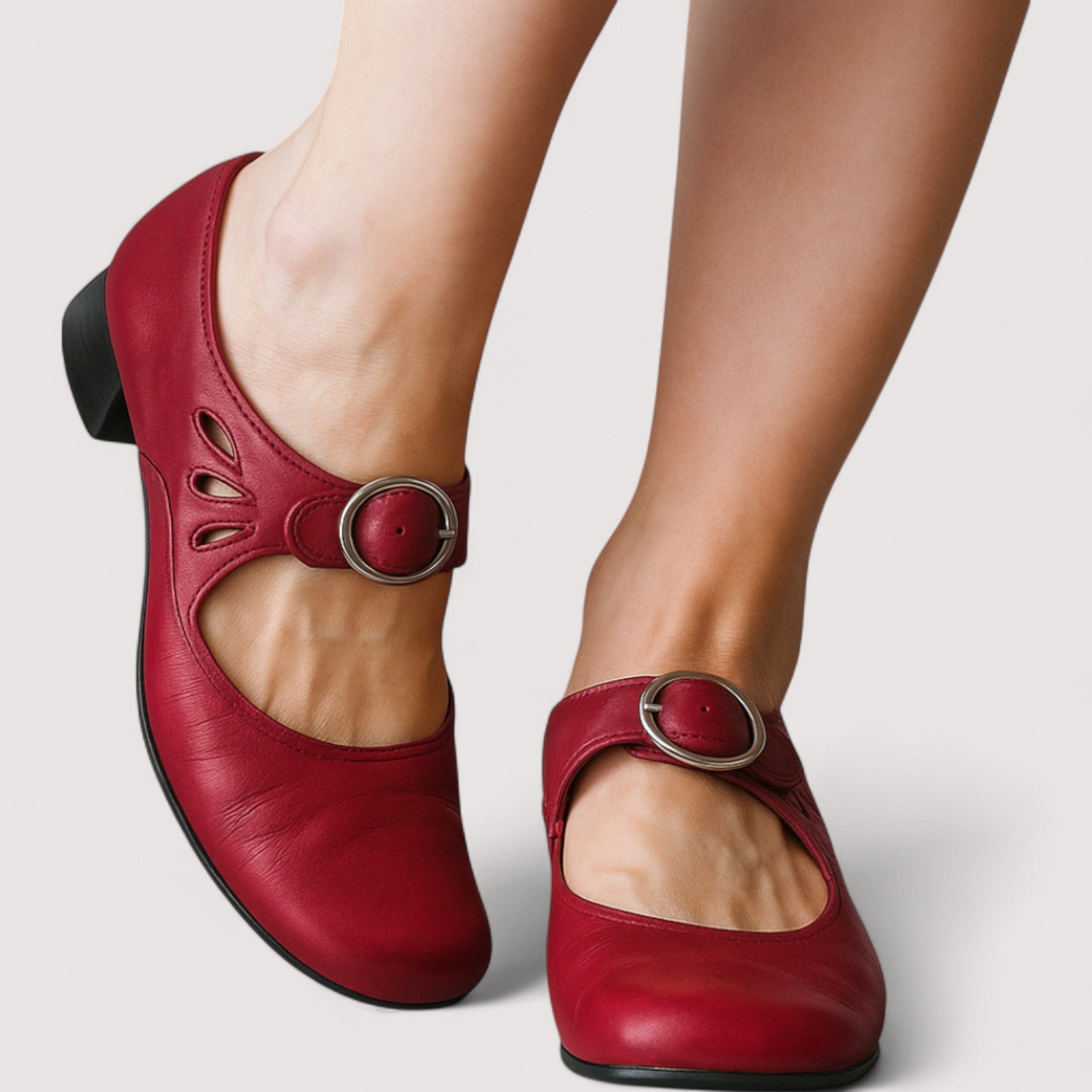 Clara - Elegant High Heels made of Synthetic Leather