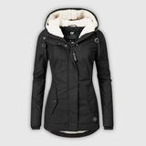 Elsie | Pleated Hooded Winter Coat