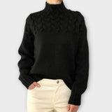 Eva - Insulating Jumper with Cable Knit Detail