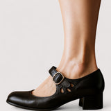 Clara - Elegant High Heels made of Synthetic Leather