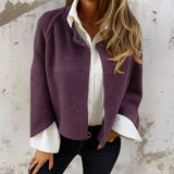 Estelle | Cropped Wool-Blend Jacket