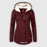 Harriet | Pleated Hooded Winter Coat