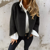 Estelle | Cropped Wool-Blend Jacket
