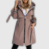 Clara | Hooded Zip Rain Coat