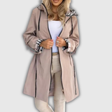 Clara | Hooded Zip Rain Coat