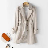 Audrey | Single-Breasted Trench Coat