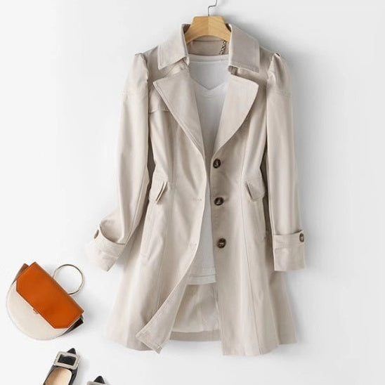 Audrey | Single-Breasted Trench Coat