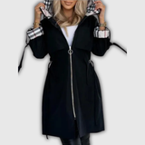 Clara | Hooded Zip Rain Coat