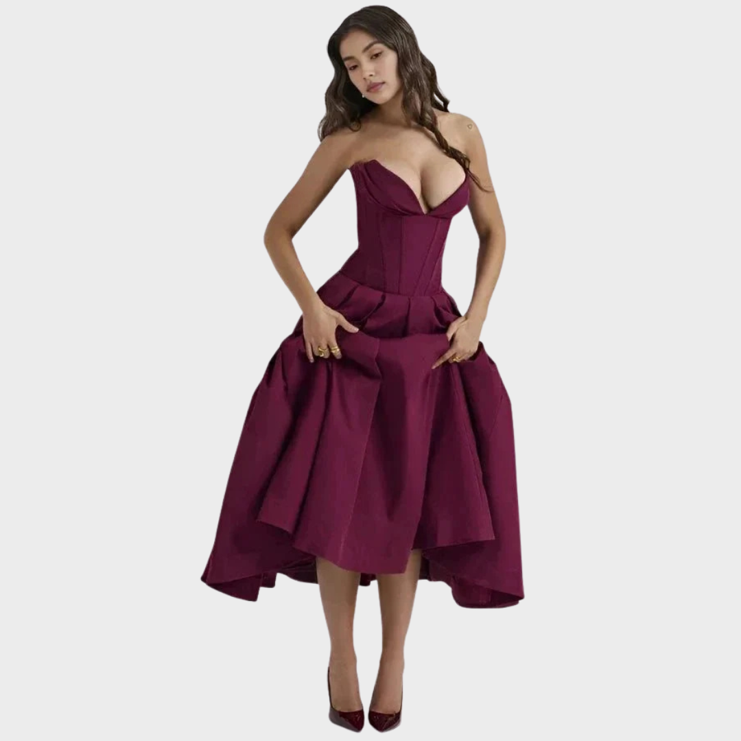 Harper | Elegant midi dress for women