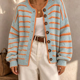 Mabel | Striped Knit Cardigan