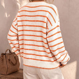 Mabel | Striped Knit Cardigan