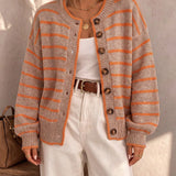 Mabel | Striped Knit Cardigan