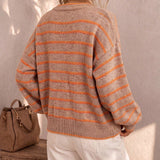 Mabel | Striped Knit Cardigan