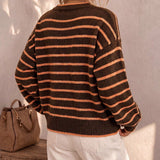 Mabel | Striped Knit Cardigan