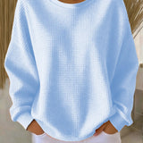 Ivy | Waffle-Knit Oversized Jumper
