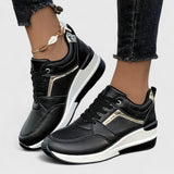 Clara | Wedge-Sole Chunky Trainers