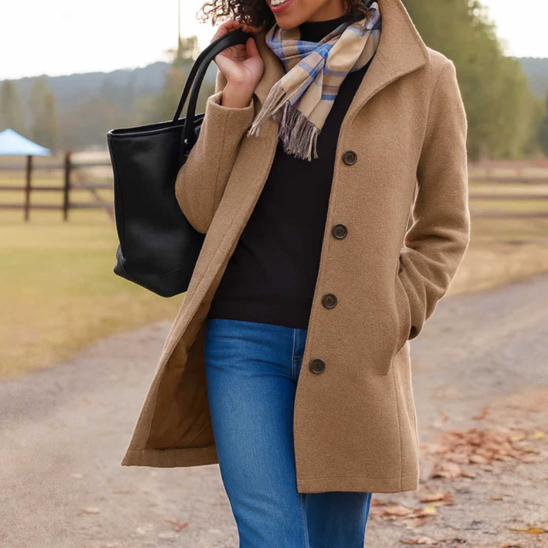 Adelaide | Classic Button Placket Coat