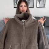 Elsie | Teddy Fleece Zip Jacket