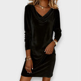 Scarlett | Loose velvet dress