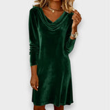 Scarlett | Loose velvet dress