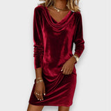 Scarlett | Loose velvet dress