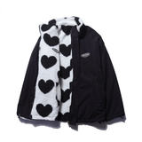 Lydia | Reversible Heart-Print Padded Coat