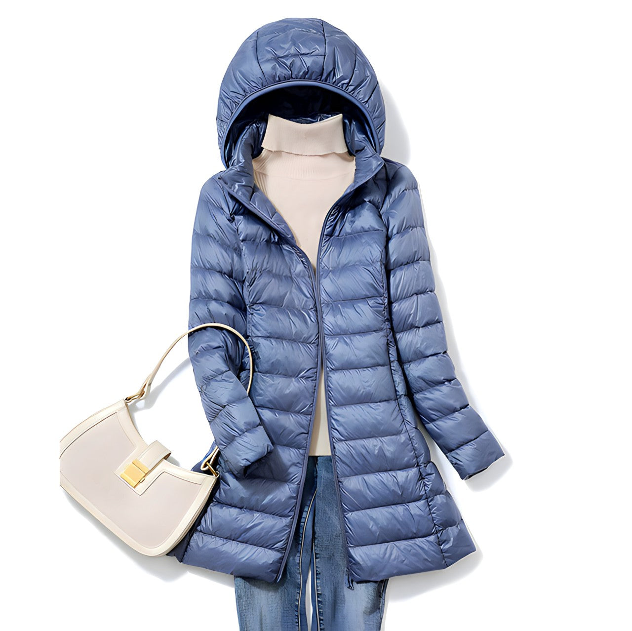 Estelle | Lightweight Longline Puffer Coat