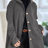 Cordia | Comfortable Cord Jacket with Hood