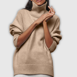 Winifred | Roll Neck Cable Knit Jumper
