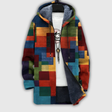 Muriel | Women's Colour-Block Hooded Coat