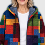 Muriel | Women's Colour-Block Hooded Coat