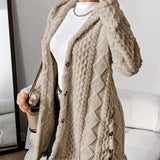 Sara - Fluffy Hooded Jacket