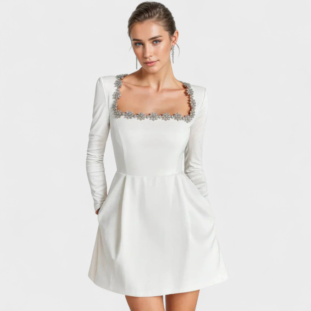 Elea | Satin Mini Dress