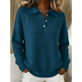 Flora | Relaxed Polo-Collar Jumper