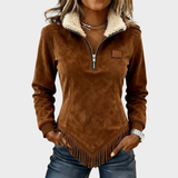 Daisy | Half-Zip Fleece-Lined Top