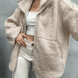 Elsie | Teddy Fleece Zip Jacket