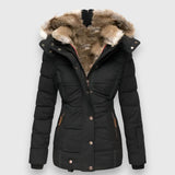 Margot I Puffer Jacket with Hood and Slim Fit