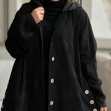 Cordia | Comfortable Cord Jacket with Hood
