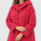 Maude | Hooded Longline Wool-Blend Coat