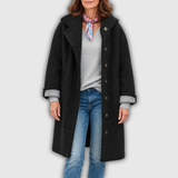 Maude | Hooded Longline Wool-Blend Coat