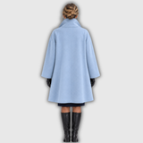 Eleanor | Draped Shawl-Collar Wool Coat