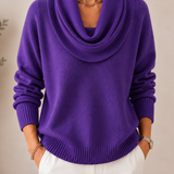 Caralina™ | Elegant Cowl Neck Knit Jumper