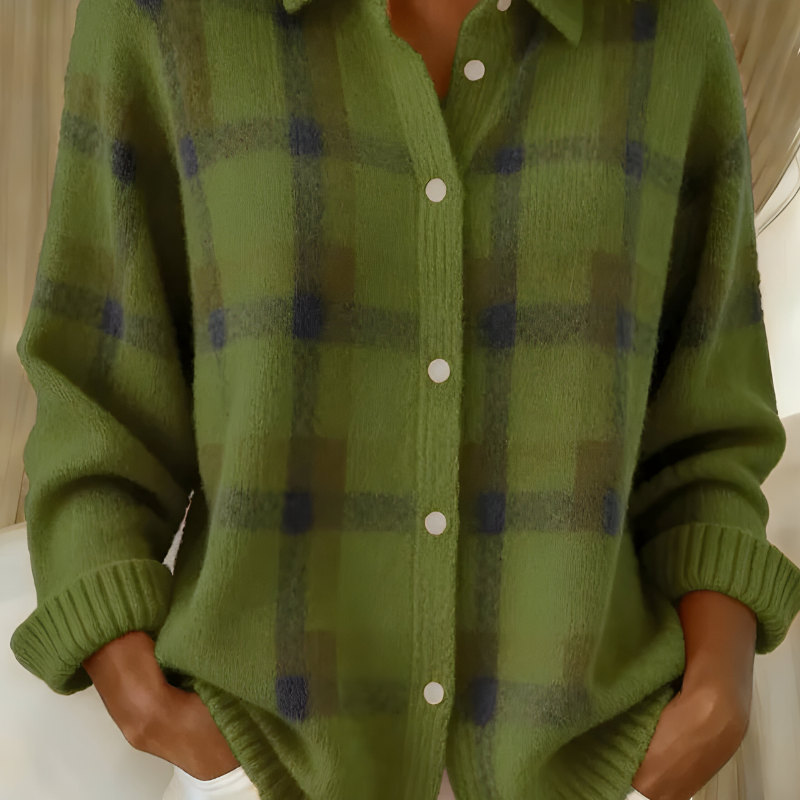 Florence | Checked Cardigan